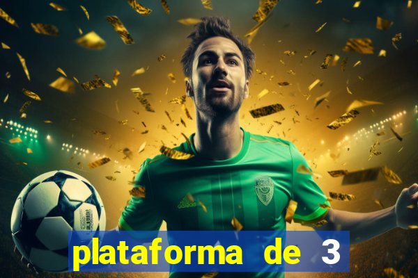 plataforma de 3 reais jogo